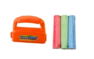 Kreidelių rinkinys su rankena Thick Sidewalk Chalk Orange 3 vnt
